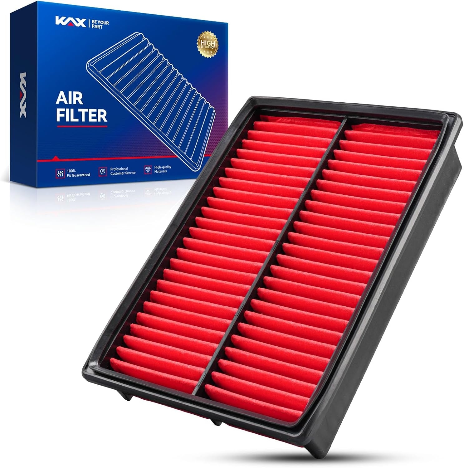 KAX Premium Engine Air Filter, GAF003 (CA10171) Replacement for Toyota Camry 2007-2009 L4 2.4L, Camry 2010-2017 L4 2.5L, Venza 2009-2016 L4 2.7L, Increased Acceleration (Not for Hybrid) - Image 16