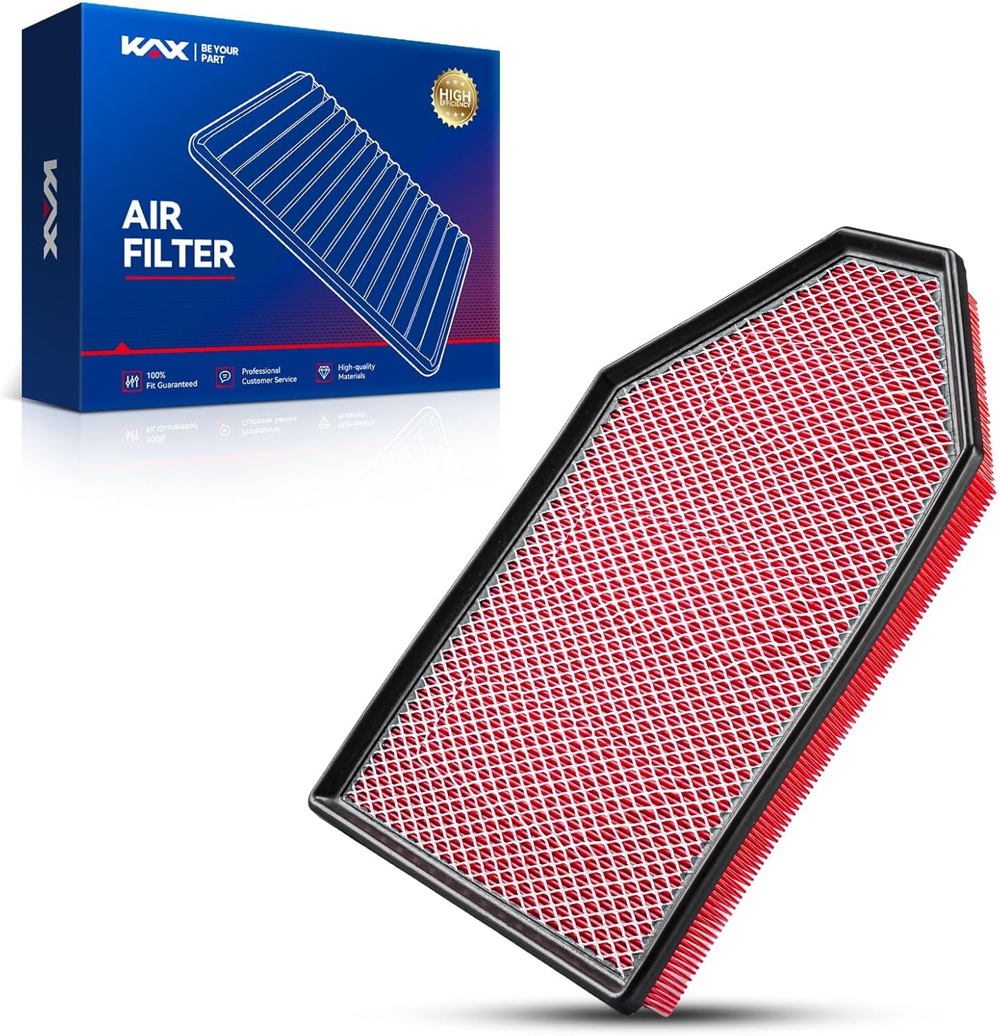 KAX Premium Engine Air Filter, GAF003 (CA10171) Replacement for Toyota Camry 2007-2009 L4 2.4L, Camry 2010-2017 L4 2.5L, Venza 2009-2016 L4 2.7L, Increased Acceleration (Not for Hybrid) - Image 17