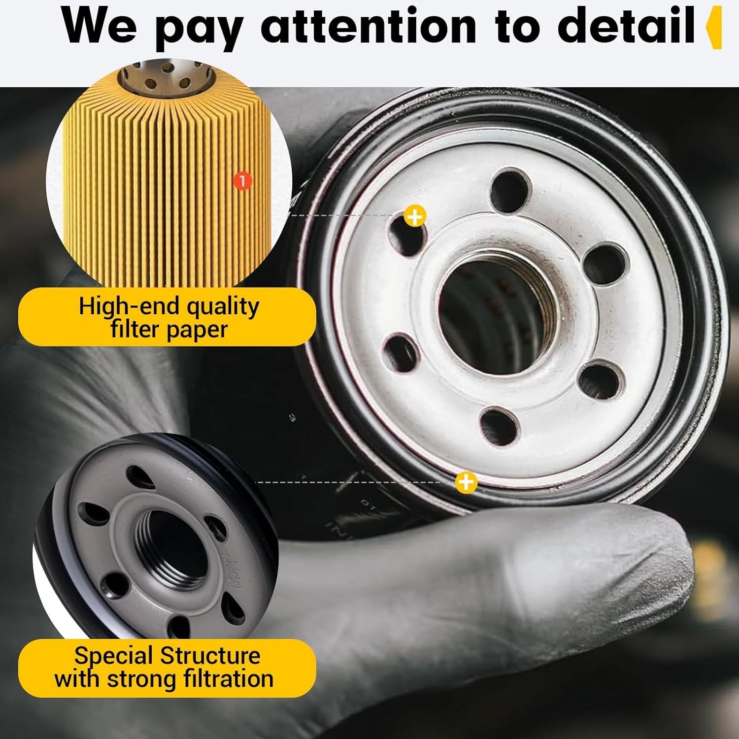 15208AA21A Engine Oil Filters Fit for Subaru 2013-25 Outback & Legacy, 2012-25 Impreza, 2011-25 Forester, 2016-25 Crosstrek, 2013-25 XV Crosstrek, 2019-25 Ascent Replace 15208AA160,15208AA20A(3 Pack) - Image 5