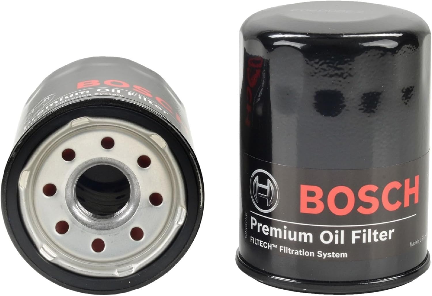 BOSCH 3323 Premium Oil Filter With FILTECH Filtration Technology - Compatible With Select Acura MDX, RDX, RSX, TL Chrysler Dodge Ford Honda Accord, Civic, CR-V, Pilot Infiniti Nissan + More