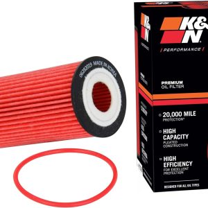 K&N Premium Oil Filter: 20,000 Mile Engine Protection, High Capacity/High Efficiency: Compatible with 2009-2023 AUDI/Porsche/Volkswagen (See Product Description for Select Models) HP-7038