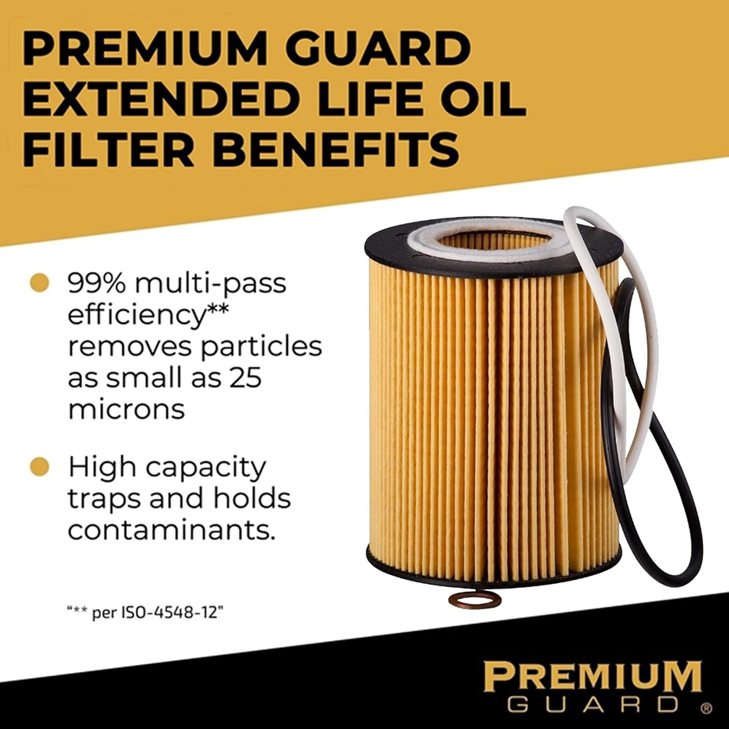 Premium Guard Extended Life Oil Filter up to 10k Miles PG99602EX | Fits 2021-2025 Hyundai Elantra, 2022-2025 Kona, 2020-2025 Sonata, 2025 Kia K4, 2022-2024 Hyundai Creta Grand - Image 4
