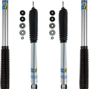 Bilstein 24-185776 24-191203 5100 Series Set of Front & Rear Monotube Shocks fits 2006-2008 Ram 1500 Megacab with 0–2.5″ Front Lift & 0-1″ Rear Lift | Fade Free Performance