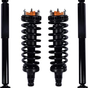 Front & Rear Struts Shock Absorbers Assembly Fit 2002-2009 for Chevy Trailblazer, 2002-2006 for Gmc Envoy, 2003-2009 for Isuzu Ascender, 2002-2004 for Oldsmobile Bravada 171341 37241