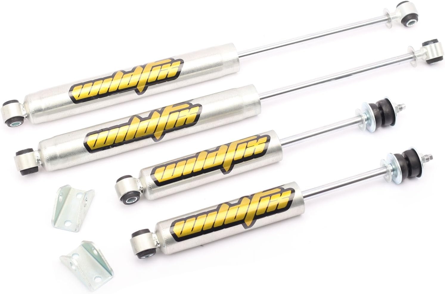 3inch Lift Shocks for Chevy Silverado 2500 3500HD GMC Sierra 2500 3500HD 2001-2010, Zinc Plated Coating, 4 Pieces Pack