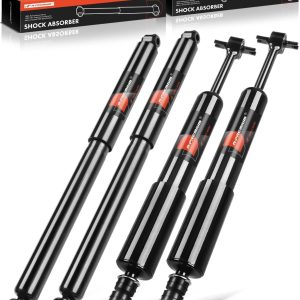 A-Premium Front and Rear Shock Absorbers Struts Compatible with Ford Ranger 1998-2011 – Mazda B3000 1998-2007, B4000 1998-2009 – [4WD or RWD with Torsion Bar Front Suspension]