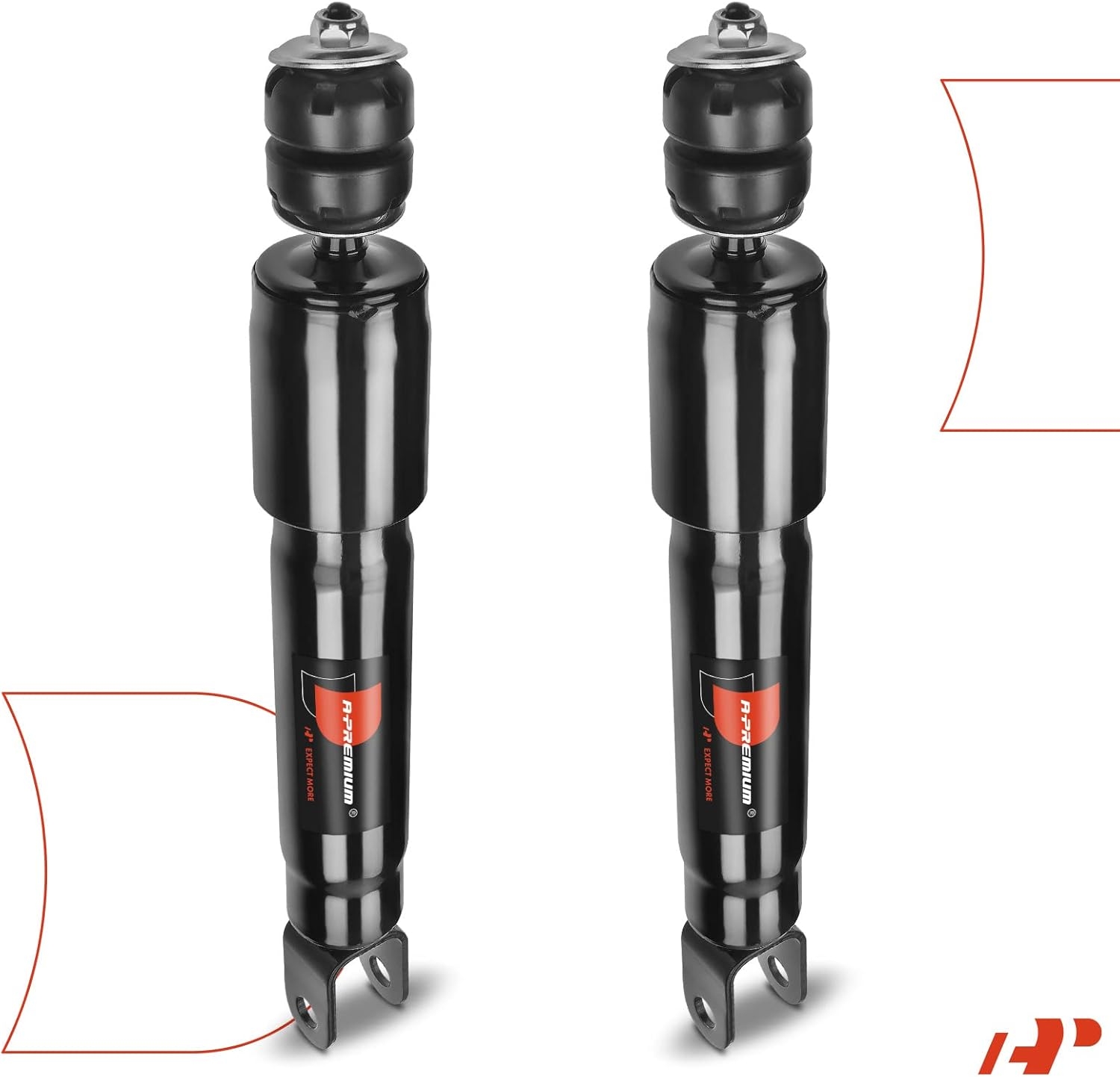 A-Premium Front Shock Absorber Compatible with Hummer H3 2006-2010, 2-PC Set - Image 8