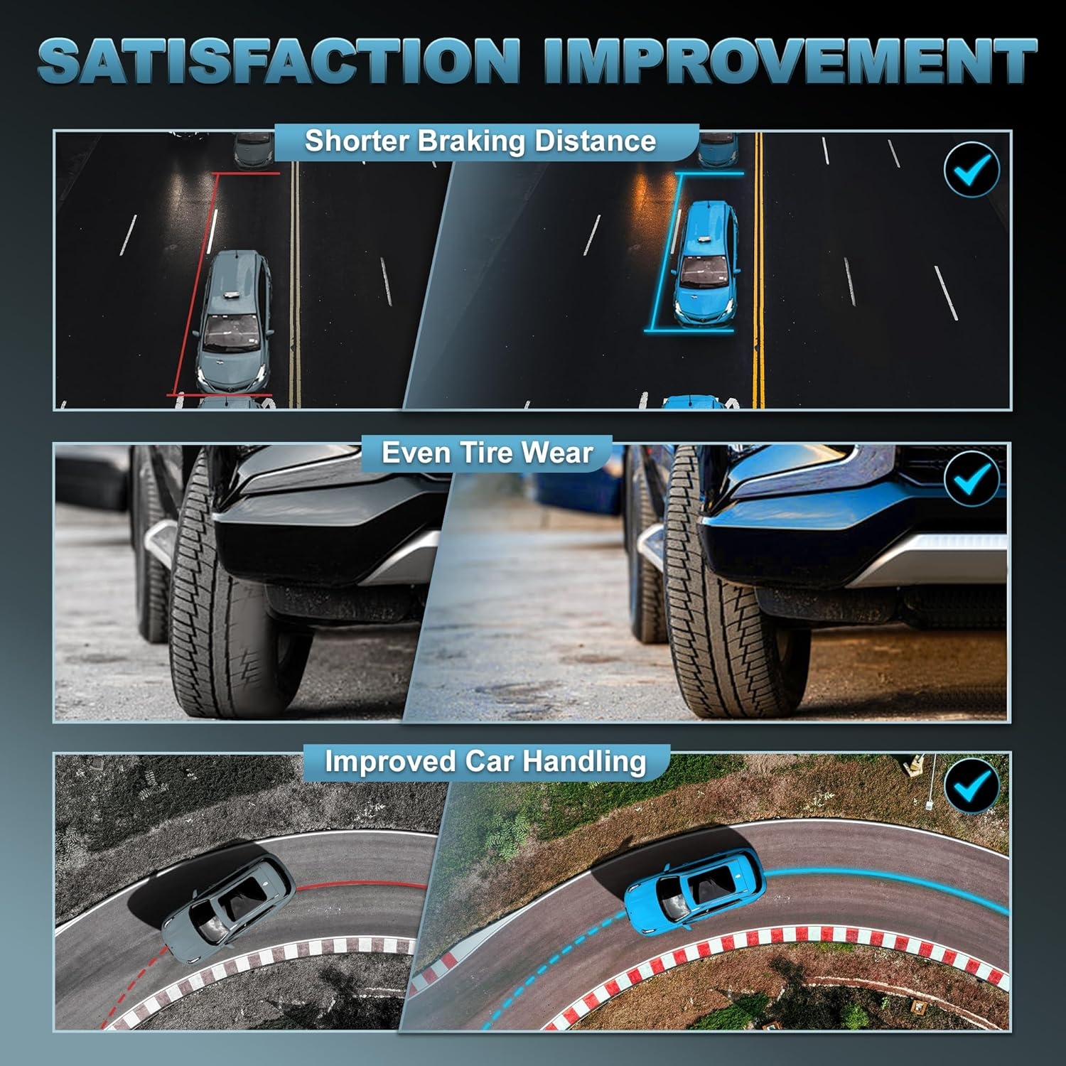 EVERESTWAY Front Struts Assembly Compatible for 2008 2009 2010 2011 2012 Nissan Rogue 2.5L Coil Spring Shock Absorber 11733 11734 - Image 6