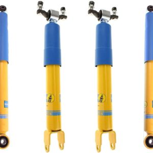 Bilstein 24-196437 24-196444 Set of 4600 Series Front – Rear Monotube Shocks fits 2011 2024 Silverado Sierra 2500 3500 HD – Improves Ride Handling