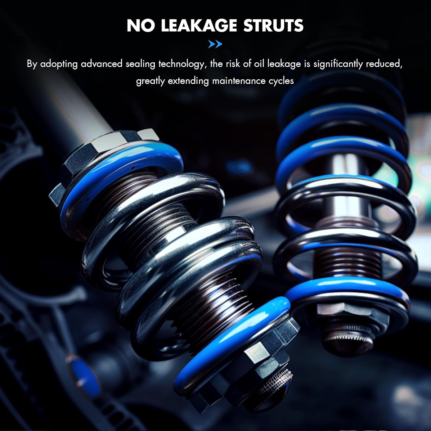 ASAPE 2PCS Front Complete Struts Assembly w/Coil Spring 4WD Fit for 2007-2017 for Jeep Compass 2007-2017 for Jeep Patriot 2007-2012 for Dodge Caliber Shock Absorber Assembly Replace OE 172367 172368 - Image 4
