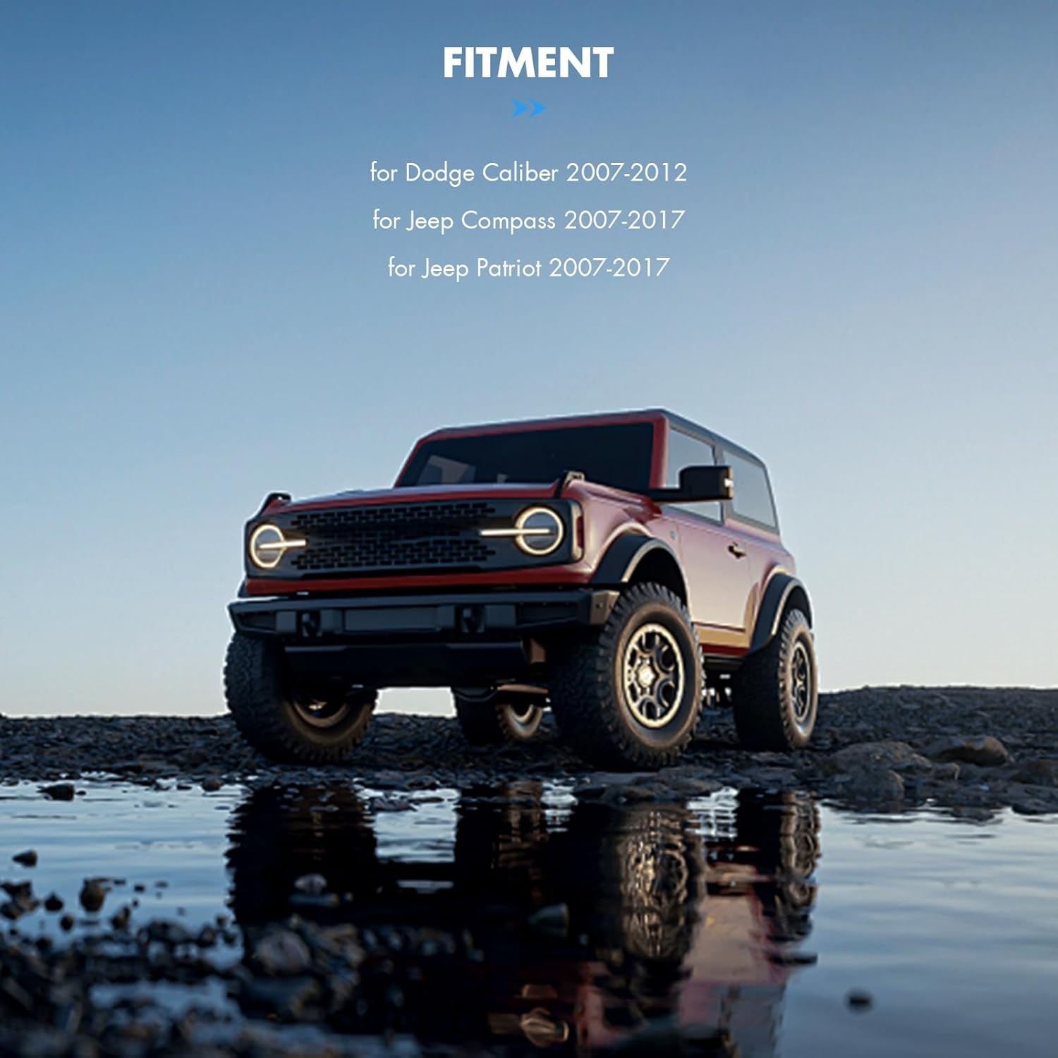 ASAPE 2PCS Front Complete Struts Assembly w/Coil Spring 4WD Fit for 2007-2017 for Jeep Compass 2007-2017 for Jeep Patriot 2007-2012 for Dodge Caliber Shock Absorber Assembly Replace OE 172367 172368 - Image 7