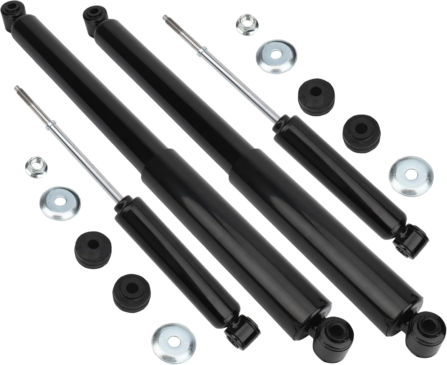 BRTEC Shock Absorbers for Dodge Dakota (4x4 ONLY) 1997-2004, Suspension Shock Struts Fit for Dodge Durango (4x4 ONLY) 1998-2003, Front- Rear Shocks Absorbers Set of 4, Gas Shock Absorbers