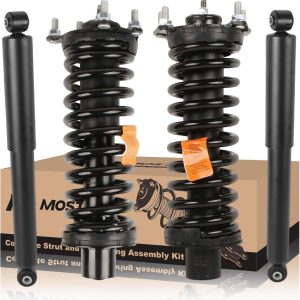 MOSTPLUS 4 Set Rear and Front Quick Complete Struts Shocks Absorbers 37203 171577L 171577R Compatible for 2007-2011 Dodge Nitro 2002-2012 Jeep Liberty