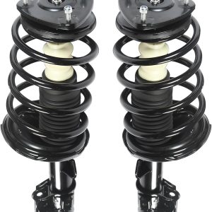 Peforway Front Struts Shock Absorbers Assembly Fit for 2006-2011 Hyundai Accent, for 2006-2011 KIA RIO, RIO5 Direct Fit 2007 2008 2009 2010 172298 172297