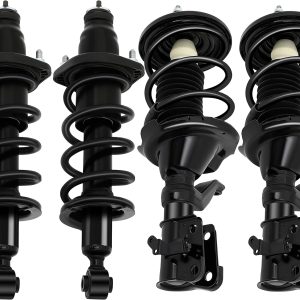 AUTOMUTO Front and Rear Pair Strut Spring Assembly Shock Absorber Fit for Honda Civic 2001-2005