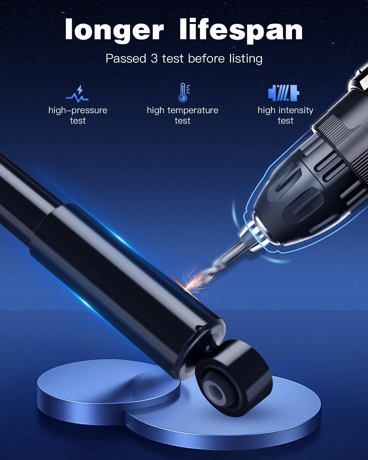 For Honda,ECCPP Rear Shocks Absorbers for Acura Fits 2001-2006 for Acura MDX,1999 1995 1996 97 98 99 00 01 02 2003 04 Honda Odyssey,2003-2008 Honda Pilot 344353 Auto Shocks Gas Struts Shocks (2 pcs) - Image 2