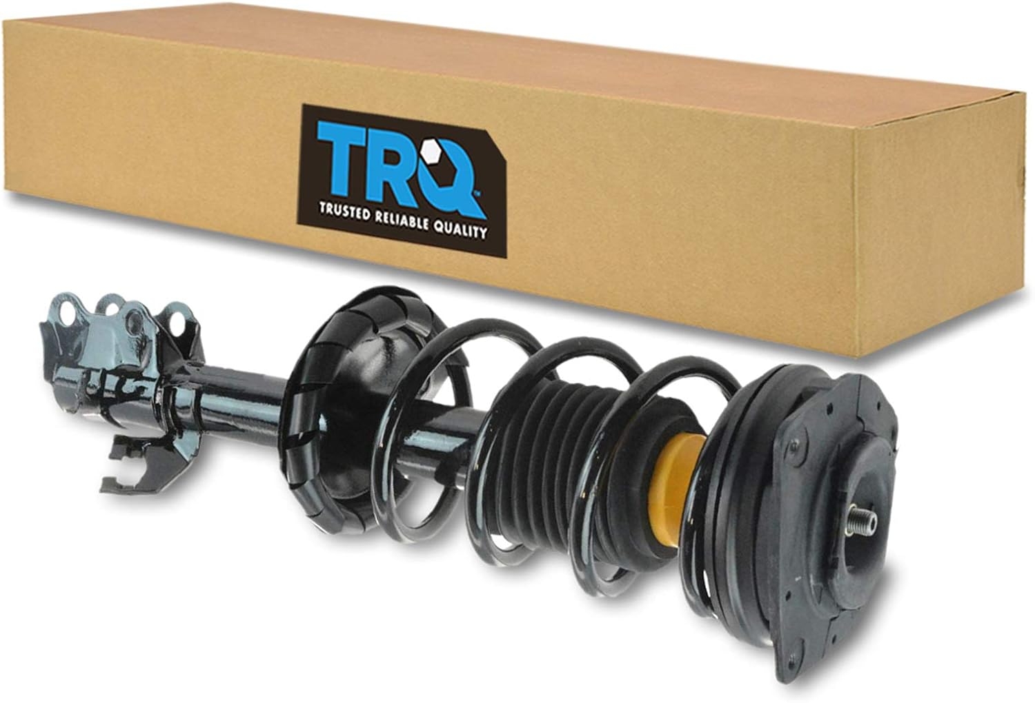 TRQ Front Left Strut and Spring Assembly Coil Spring Compatible with 2016-2021 Honda Civic 2019-2022 Insight - Image 107