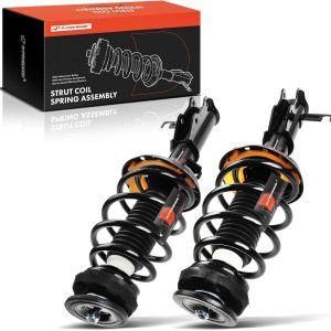 A-Premium Front Complete Strut – Coil Spring Assembly Shock Absorber Compatible with Chevrolet Impala 2014-2020 V6 3.6L, 2-PC Set