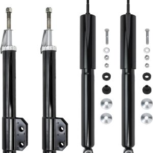 Detroit Axle – 4 Shock Absorbers for 1994-2004 Ford Mustang Base Complete Front Rear Shock Absorbers 1995 1996 1997 1998 1999 2000 2001 2002 2003 Replacement Ready Shocks Assembly