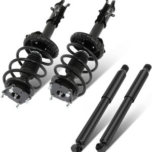 SCITOO – 2Pcs Front Complete Struts Spring Assembly + 2Pcs Rear Shock Absorbers Fits 2011-2014 for Ford Mustang Full Set Front Rear Complete Struts with 172540 5783 – Set of 4