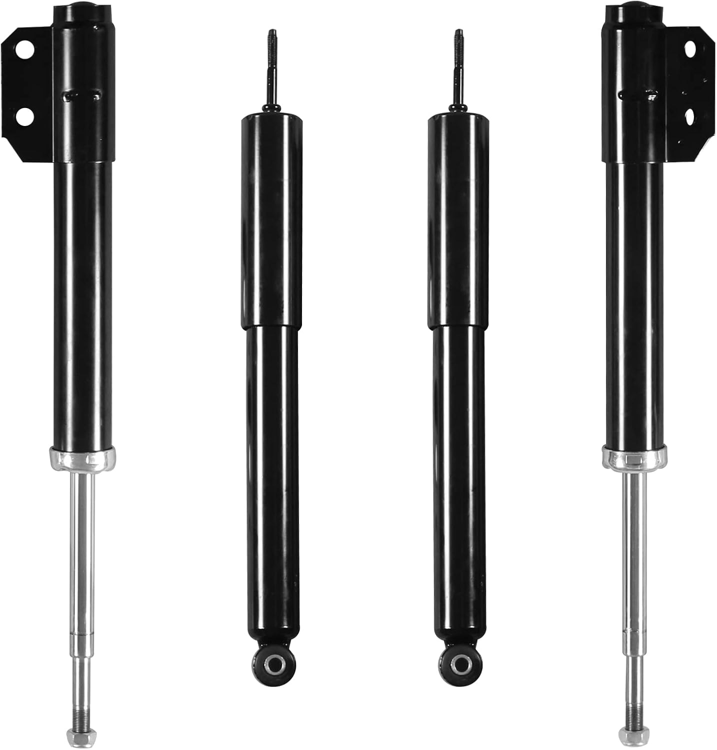 Peforway Front and Rear Complete Strut Spring Assembly Fit for 1994-2004 Ford Mustang Shock Absorbers 344433 71962 (Set of 4)