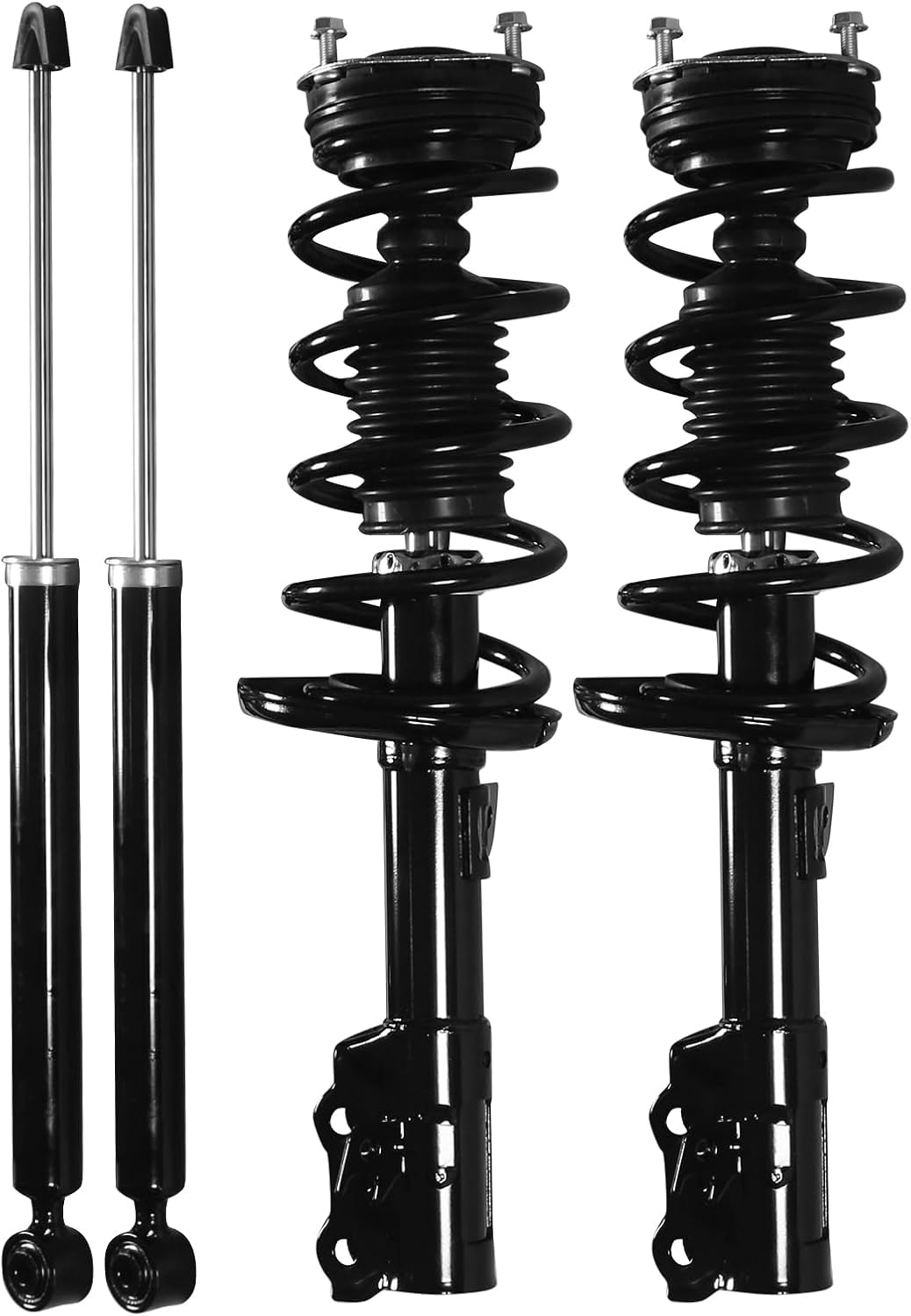 Peforway Front and Rear Complete Strut Spring Assembly Fit for 1994-2004 Ford Mustang Shock Absorbers 344433 71962 (Set of 4) - Image 3
