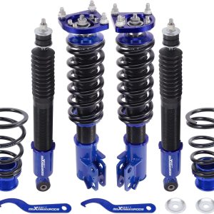 maXpeedingrods Coilovers for Ford Mustang 1994-2004, Height Adjustable Coilovers Suspension KIt, Preset Damping Shock Absorber, Lowering Kit by 1-3”, Blue