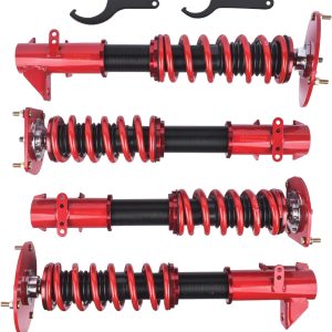 GELUOXI Coilovers Adjustable Replacement for Ford Mustang Base/GT SN95 1994-2004 Suspension Lowering Kit Shocks Adjustable Height