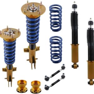 GGDZTMNB 4pcs Suspension Shock Absorber Strut Set Kit Assembly Front Rear Left Right Aluminum Coilovers for Ford for Mustang 2005-2014 M143052F