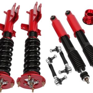 ALEGE Coilover Struts and Shocks Complete Assembly Kit 2005-2014 for Ford Mustang Spring Shock Absorber with Red