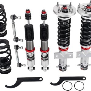 FAPO PF Coilovers 32 Level Damper for Ford Mustang 5th Gen S197 2005-2014 Height Adjustable Mono-Tube Lowering Suspension Struts