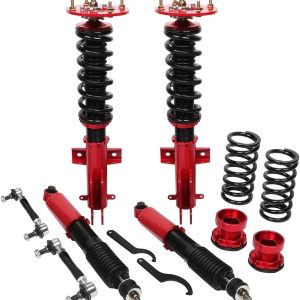 OCPTY Coilovers Suspension Lowering Kit Adjustable Height Full Coil Springs Struts Shock fit for 2005-2014 for Ford for Mustang
