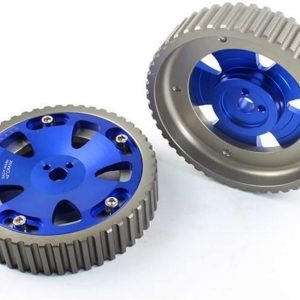 2Pcs Adjustable Cam Gear Pulley Kit For Lancer EVO1-8 4G63 Engine 92-03