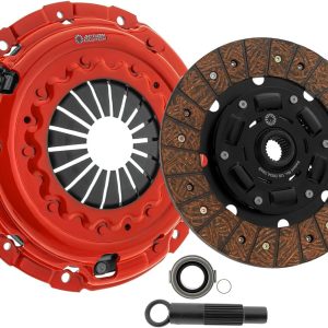 Action Clutch Stage 2 Clutch Kit (1SC) Compatible with Mitsubishi Lancer Evolution 7-9 2001-2007 2.0L DOHC (4G63) Turbo AWD, Includes ACT Monoloc