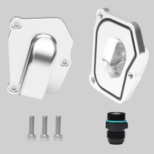 Timing Chain Tensioner Cover Plate Kit Replacement for Honda Acura K20 K20A K20Z K24 K24A Engines