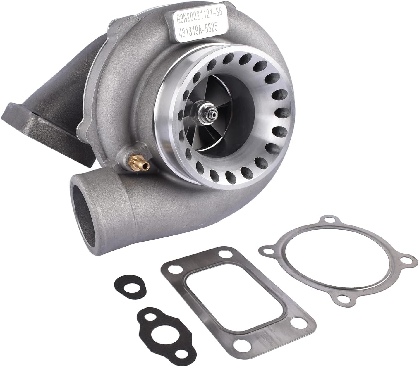 GT35 GT3582 Turbo Charger 600HPS T3 AR.70/63 Replacement for Honda K20, H22, F22 Engines, Replacement for Ford 4.6 - 5.0 Engines