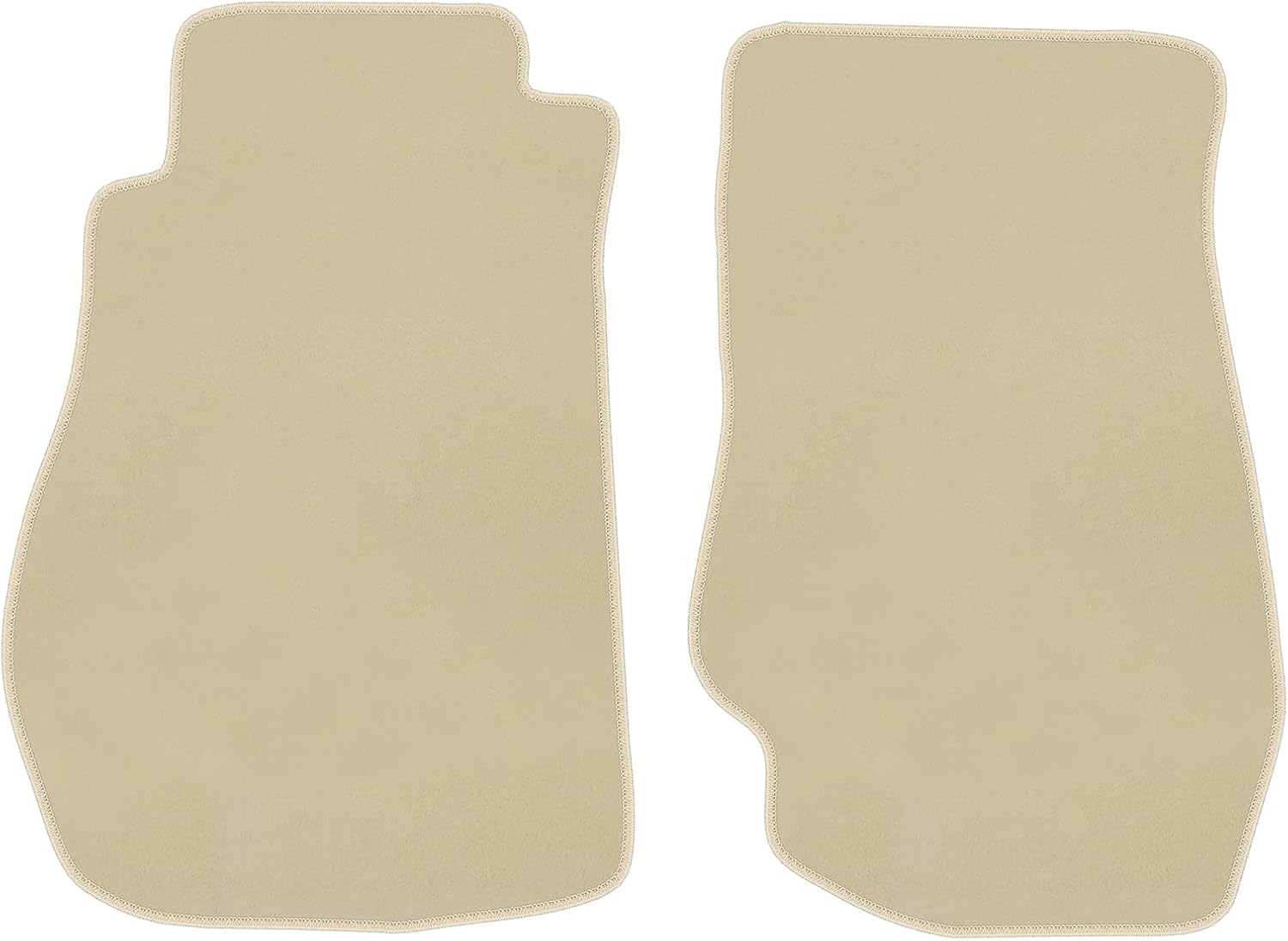 Floor Mat Compatible with 2003-2009 Nissan 350Z Z33, Logo Factory Fitment Nylon 2PC Black Car Floor Carpets Carpet Liner by IKON MOTORSPORTS, 2004 2005 2006 2007 2008 - Image 2