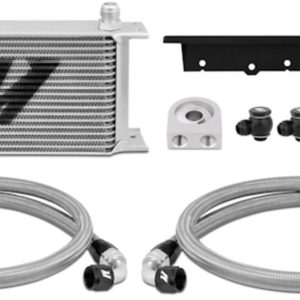 Mishimoto MMOC-350Z-03 Oil Cooler Kit Compatible With Nissan 350Z 2003-2007/ Infiniti G35 2003-2009 (Coupe only) Silver