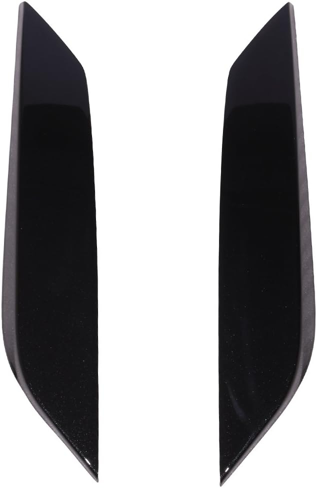 Pre-Painted Eyelid Compatible With 2003-2009 Nissan 350Z, Painted WV2 Diamond Graphite Metallic ABS Headlight Eyelids Eyebrows Cover Other Color Available By IKON MOTORSPORTS, 2004 2005 2006 2007 - Image 3