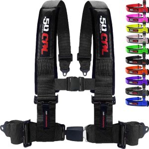 1pc 4 Point Harness for Bucket Seat Push Release 10 Color Harnesses Racing Harness 4 point Race Car UTV, RZR