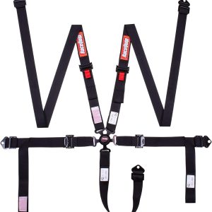 Racequip 841001RQP Camlock 2″ SFI 16.1 5-Point Harness with Pull Down Lap Belt